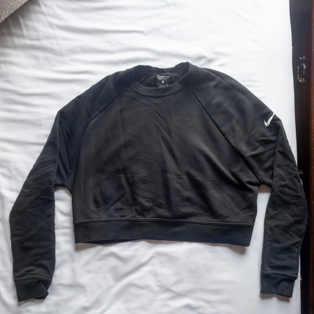 Nike Just Do It Crop Sweatshirt M